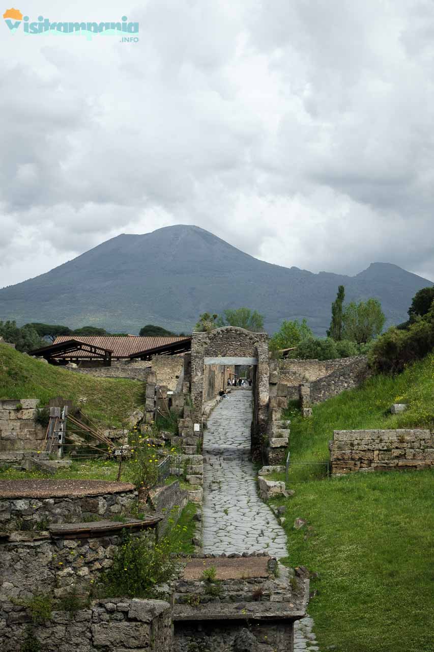 Parc archéologique de Pompéi, détail des fouilles