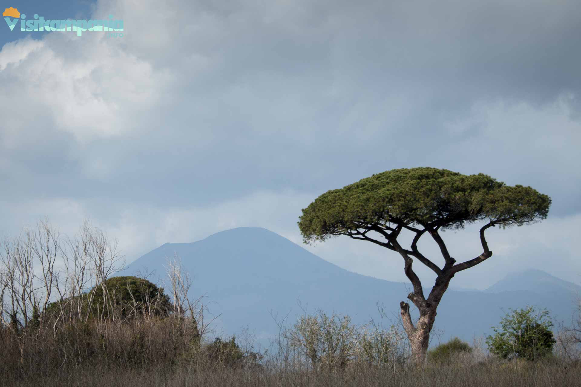 Parco archeologico di Pompei, il Vesuvio