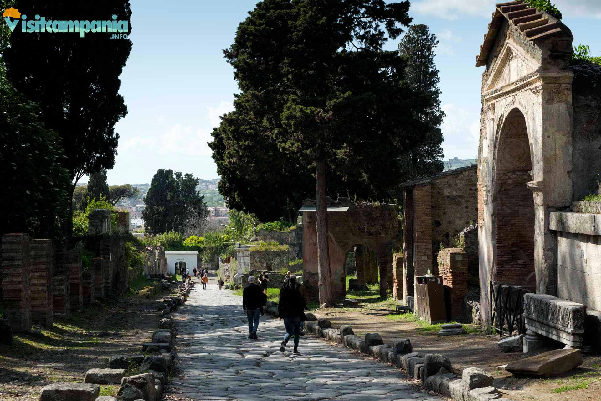 Archaeological Park of Pompeii, a necropolis