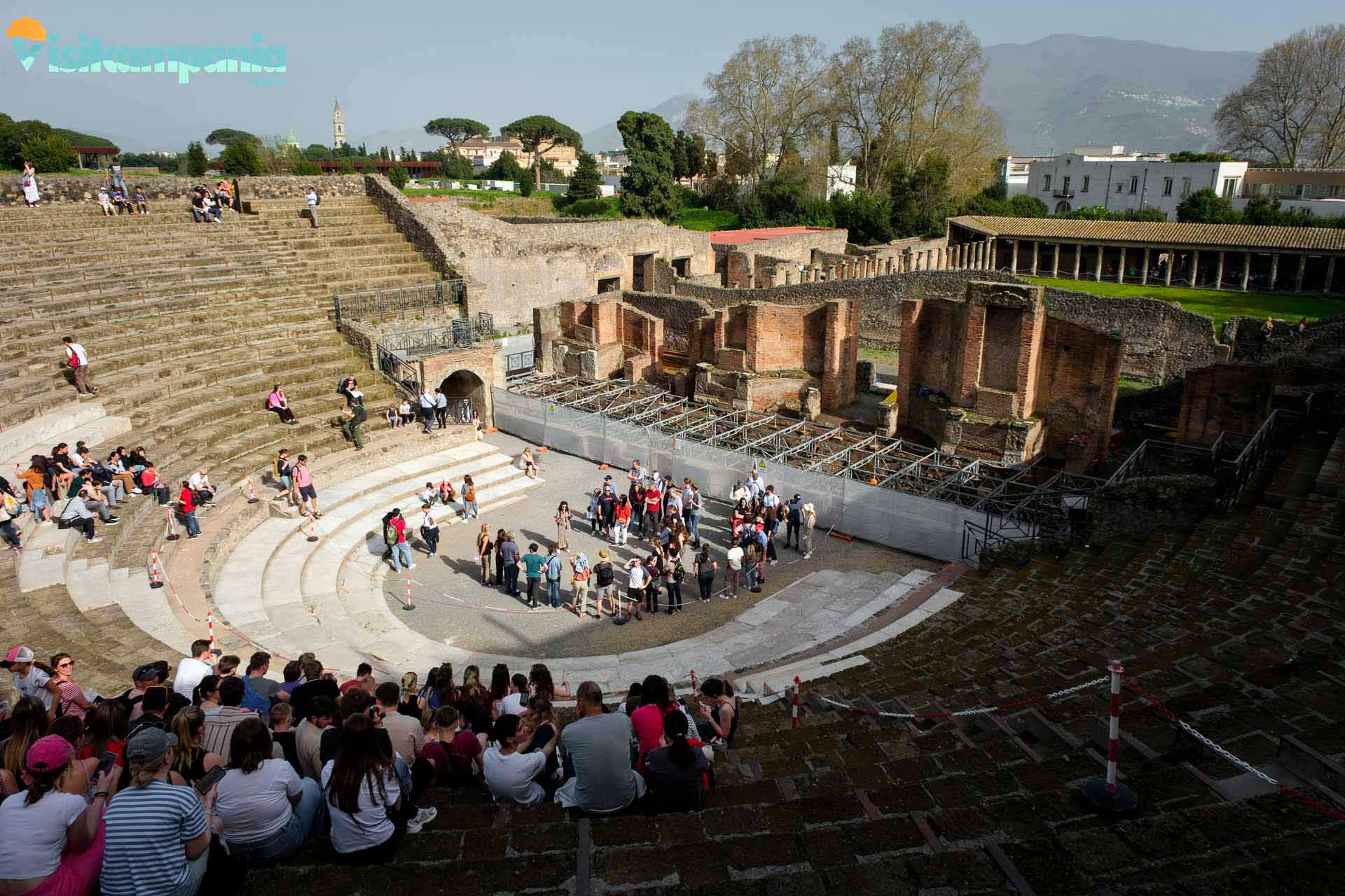 Pompeii Archaeological Park, theaters