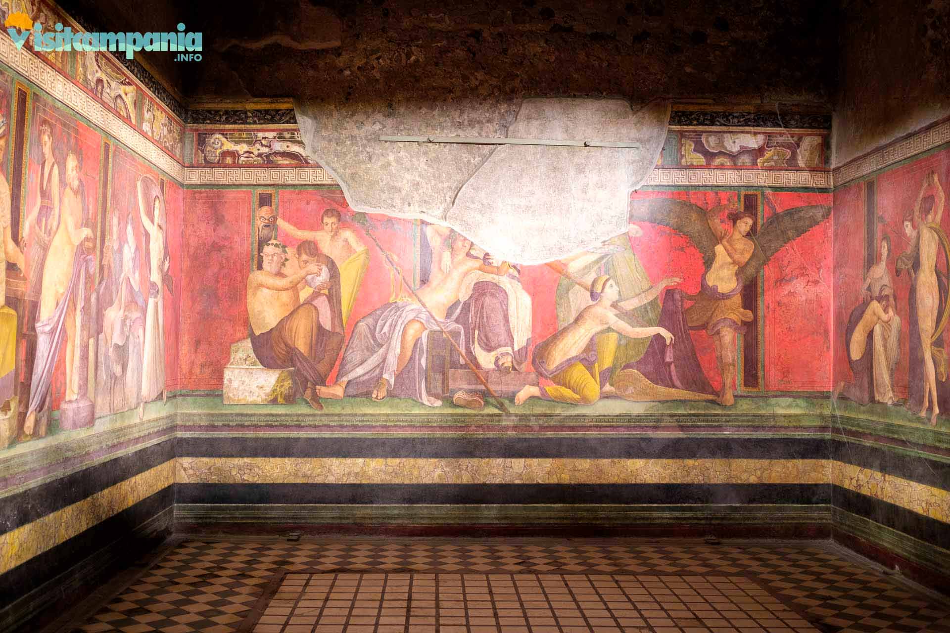 archaeological park of Pompeii, villa of the Mysteries