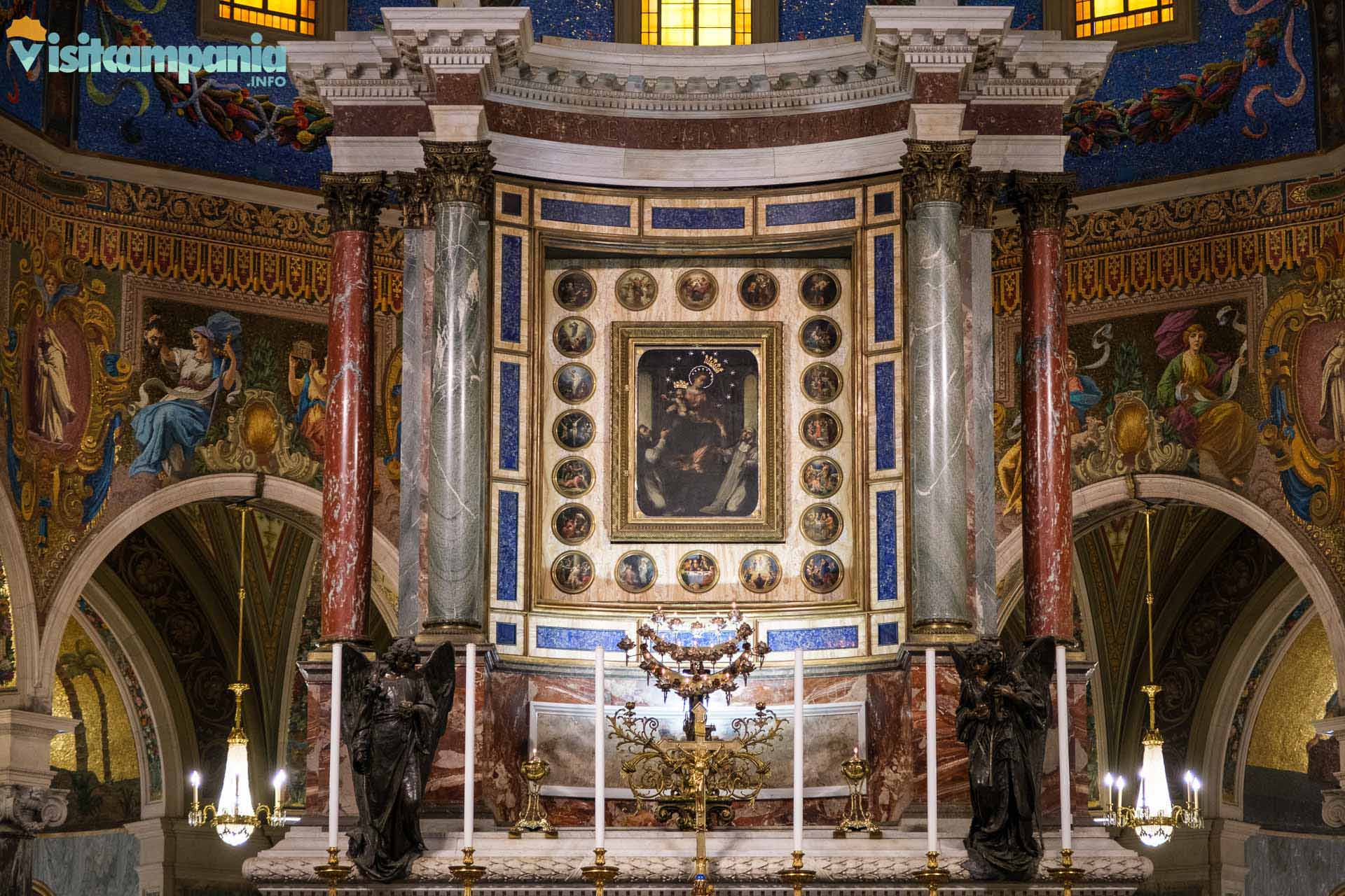 The Sanctuary of Pompeii - the painting of the Madonna